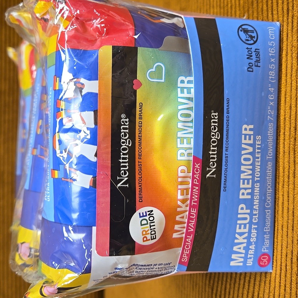 Neutrogena Makeup Remover Cleansing Towelettes Pride Addition 2 Packages